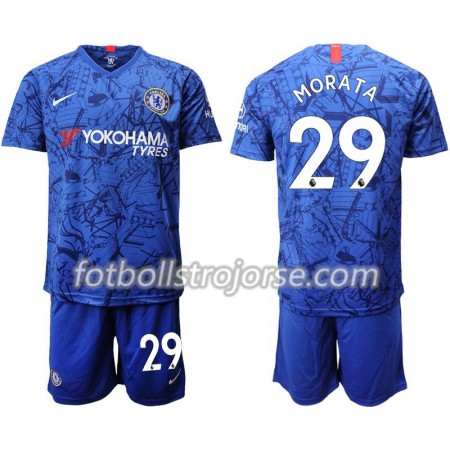 Chelsea Matchtröjor Morata 29 Barn Hemma Fotbollströja 2019-2020 Chelsea Matchtröjor Morata 29 Barn Hemma Fotbollströja 2019-2020